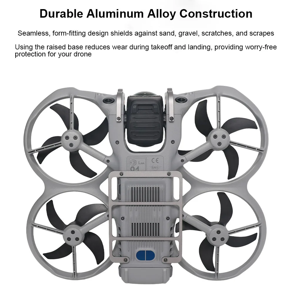 DJI Avata 360 알루미늄 합금 바닥 플레이트 짐벌 커버 보호 액세서리 안전 거리 유지로 전체 파노라마 뷰 유지