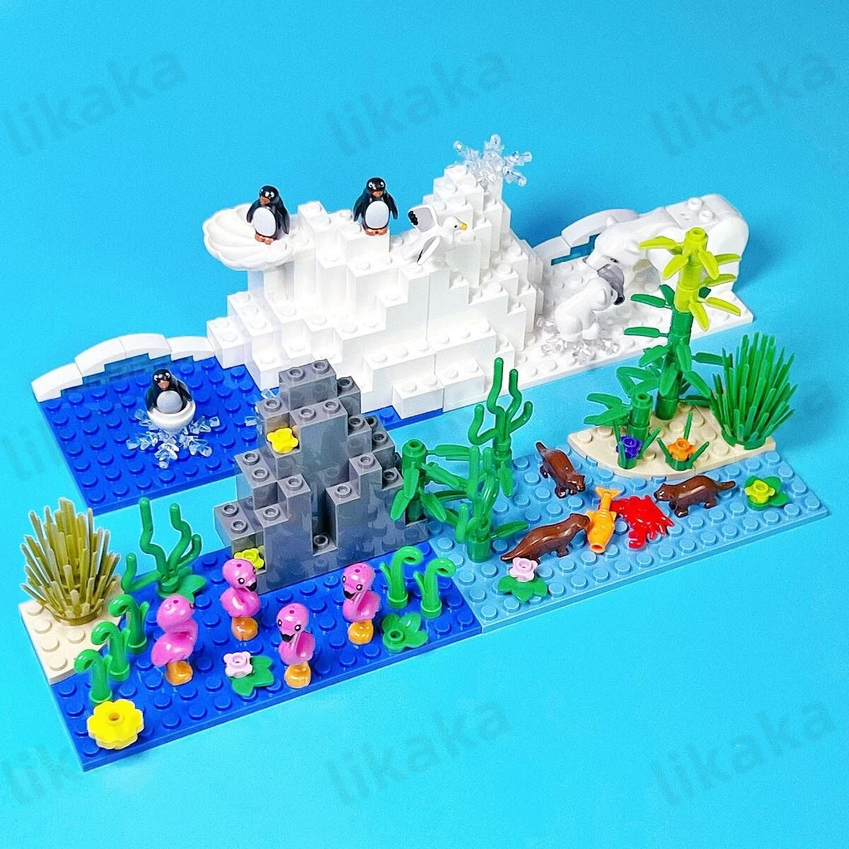 Underwater World Adventure Building Block Set - Creative Animal and Marine Life Toys