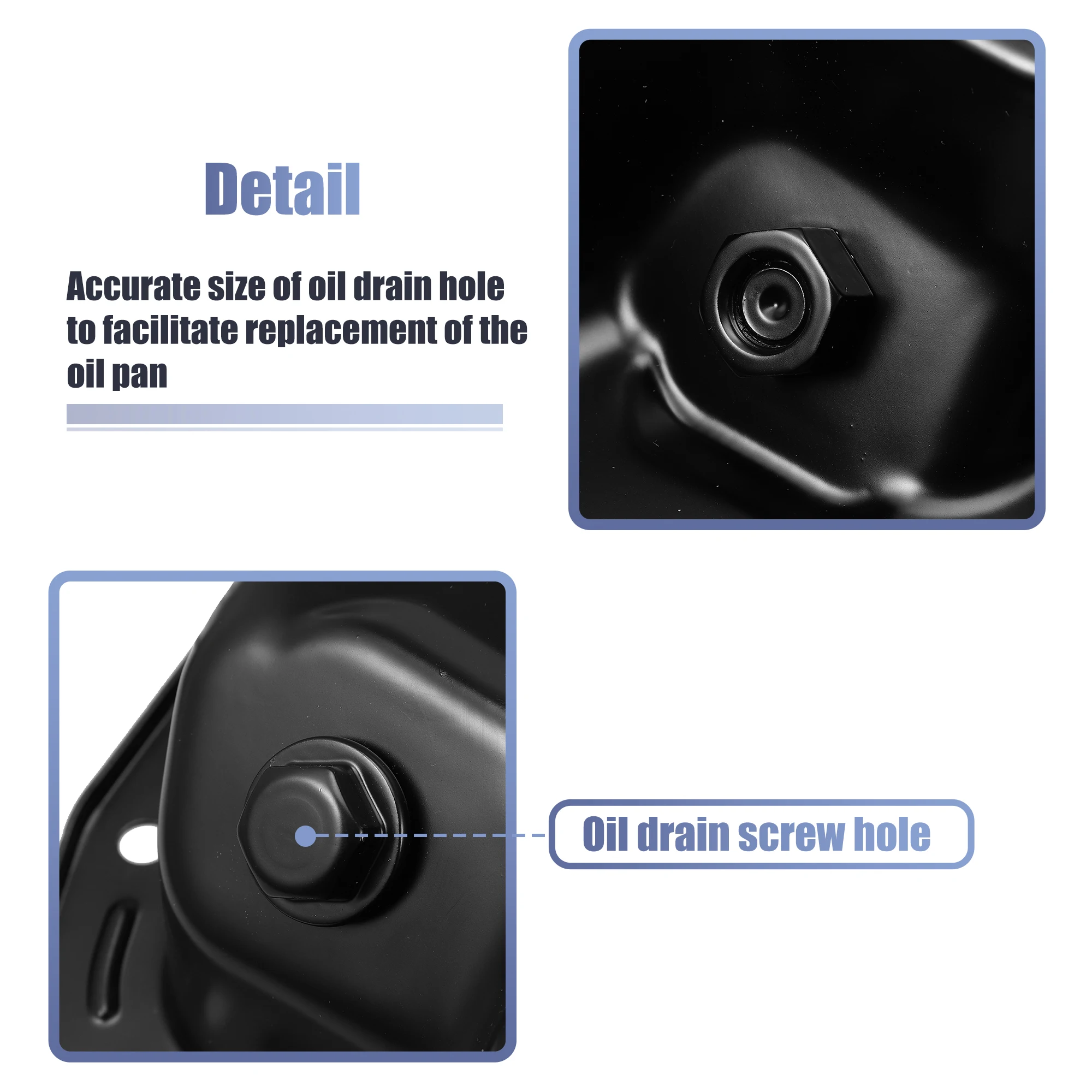 X Autohaux Engine Oil Pan No.5184407AF for Dodge Durango 2011- Jeep Grand Cherokee 2011- Ram 1500 Classic