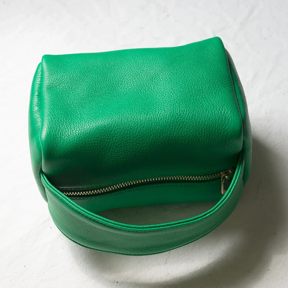 green box leather