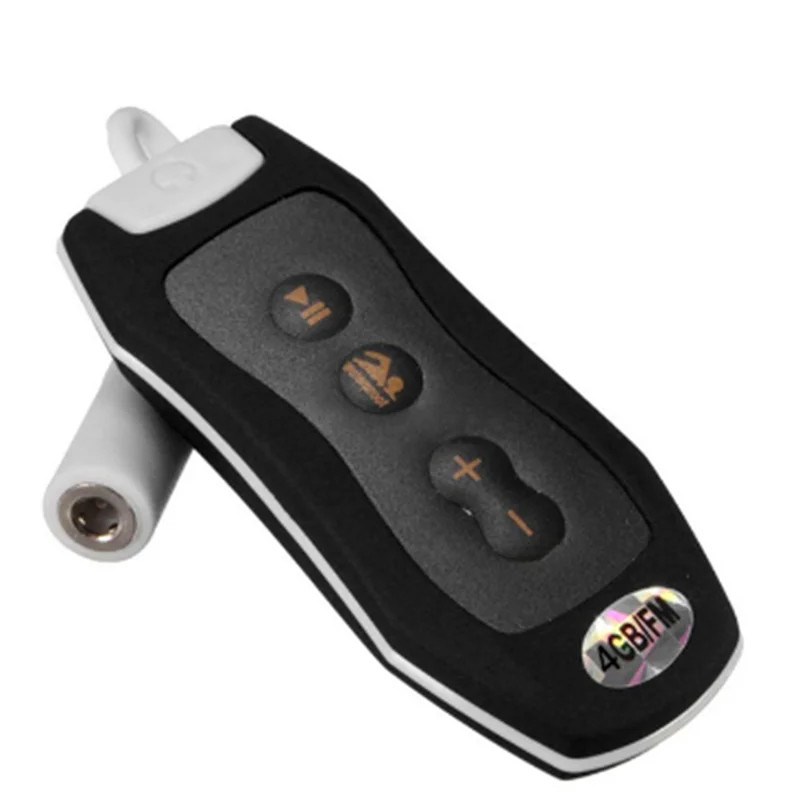 Waterproof IPX8 Clip MP3 Player FM Radio Stereo Sound Swimming Diving Surfing Cycling Sport Music Player with