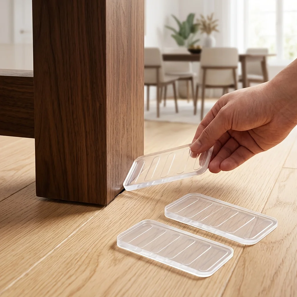 Premium Adjustable Table Levelers - Anti-Slip Furniture Pads with Sturdy Stabilizers