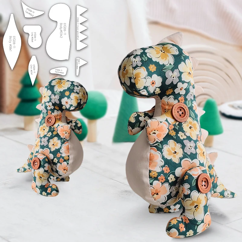 Sewing Template YOMDID 8pcs Dinosaur Making Stencils Quilted Acrylic Templates DIY Sewing Accessories Handmade Decorative Dinosaur Stencil