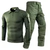 Tactical Suits Combat Shirts Uniform Outfit Men Camo Suit Tatico Tops Airsoft Paintball Camo Hunting Pants wear-resisting 1