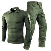 Tactical Suits Combat Shirts Uniform Outfit Men Camo Suit Tatico Tops Airsoft Paintball Camo Hunting Pants wear-resisting 1