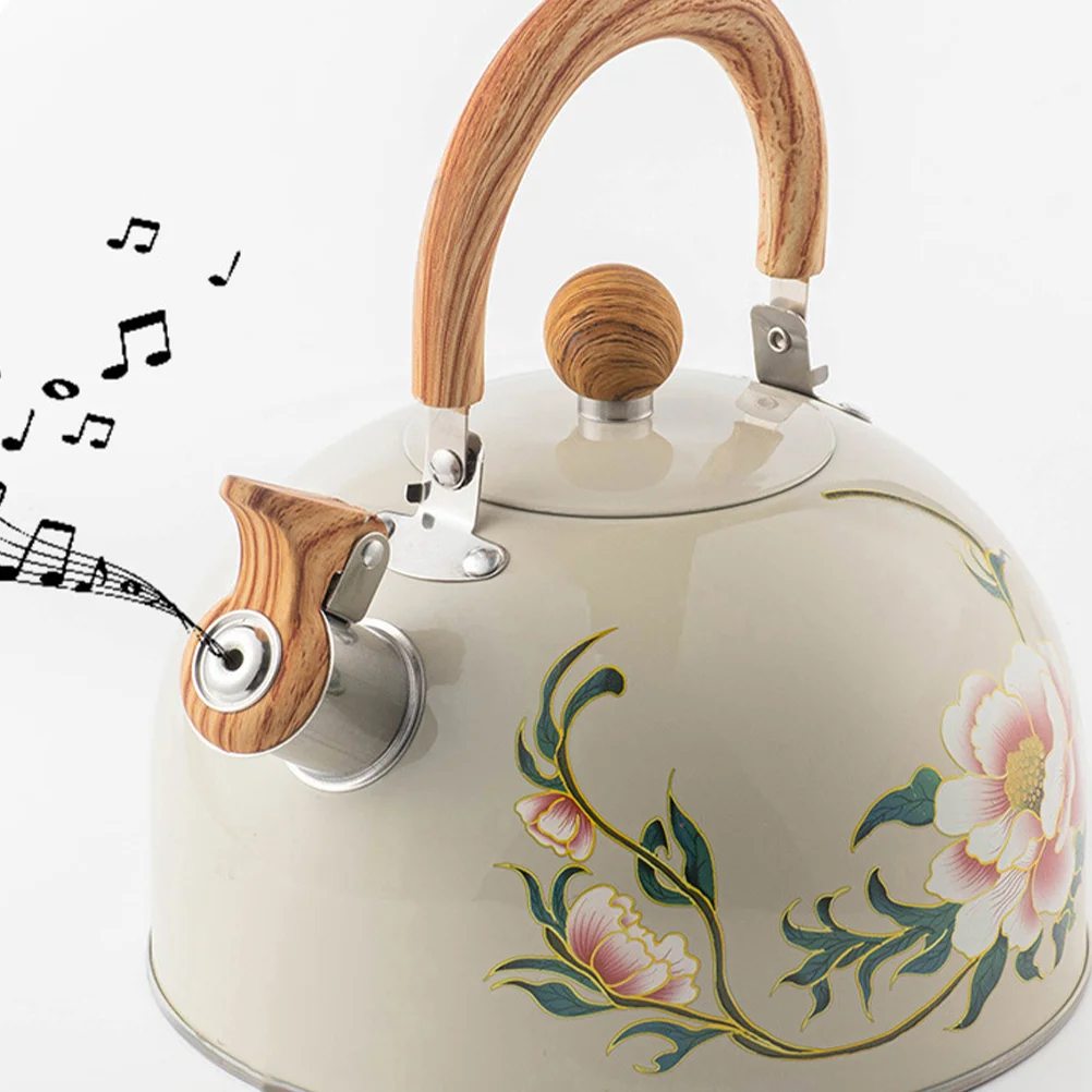 Stainless Steel Whistling Kettle Tea Pot Kitchen Water Boiler Stove Top Water Kettles Household
