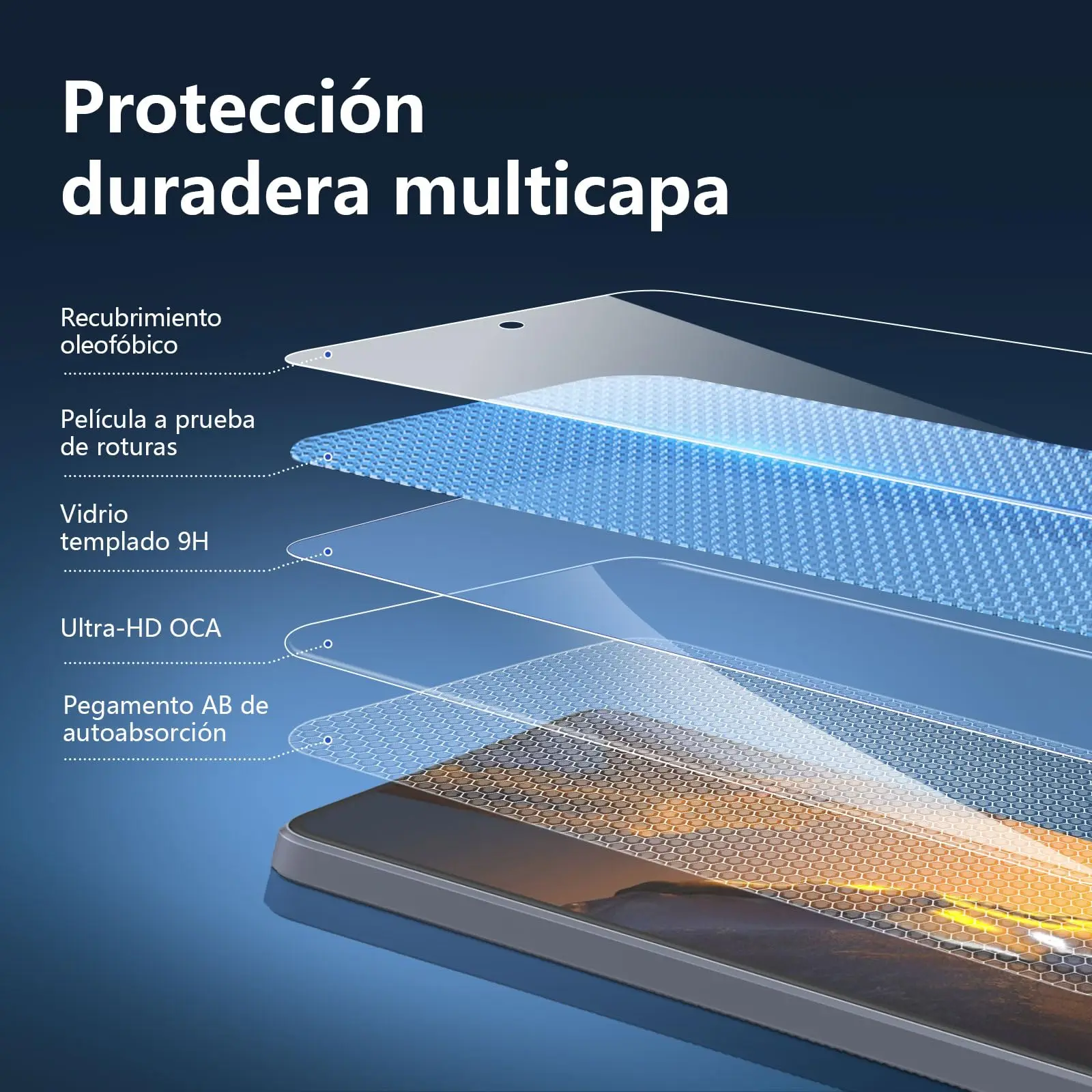 Premium Tempered Glass Screen Protector - Crystal Clear, 9H Hardness, Anti-Scratch, Case-Friendly