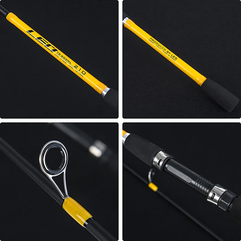 Fishing Rod 1.8m-2.1m Carbon Fiber Spinning/Casting Lure Pole Fast Action Fishing Rods Lure Sea Rod Tackle Supplies