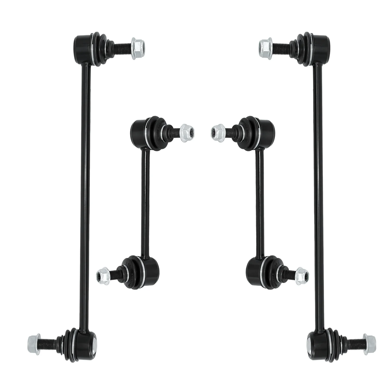 Svenubee 4pcs Front and Rear Suspension Kit Stabilizer Sway Bar Links