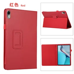 Premium Flip Case for Huawei Tablets - Sleek Stand and Durable Protection (Light Red)