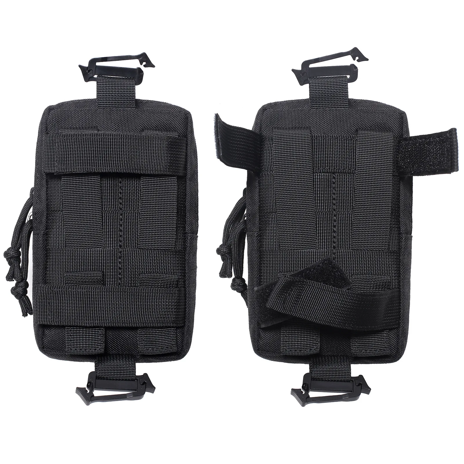 Molle mochila táctica con correa para teléfono, soporte para teléfono, deportes al aire libre, correr, accesorios de emergencia, militar, caza, herramienta EDC, bolsa de cintura