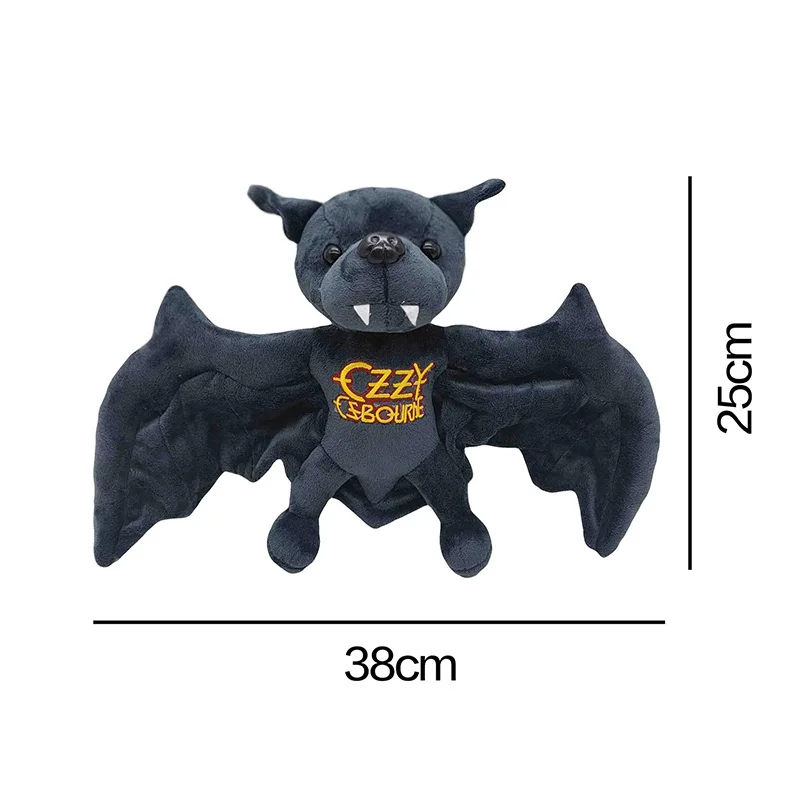 オジーオズボーン PLUSH BATコウモリぬいぐるみ　OZZY 新品未開封 25cm Ozzy Osbourne Bat Plush Toy Funny Stuffed Doll Kids Birthday