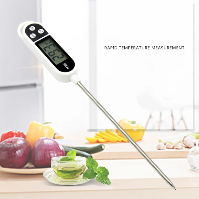 Élelmiszer -Hőmérő Digitális Konyhai Hőmérő Hús Főzési Szonda Bbq Elektronikus Sütő Sütemény Cukorkák Sütés Grill Háztartási Szerszám