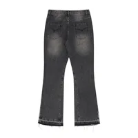 Jean vintage JBP pour homme, coupe droite, jambe large, pantalon long décontracté, streetwear, en denim de coton, taille mi-haute, fermeture éclair 4