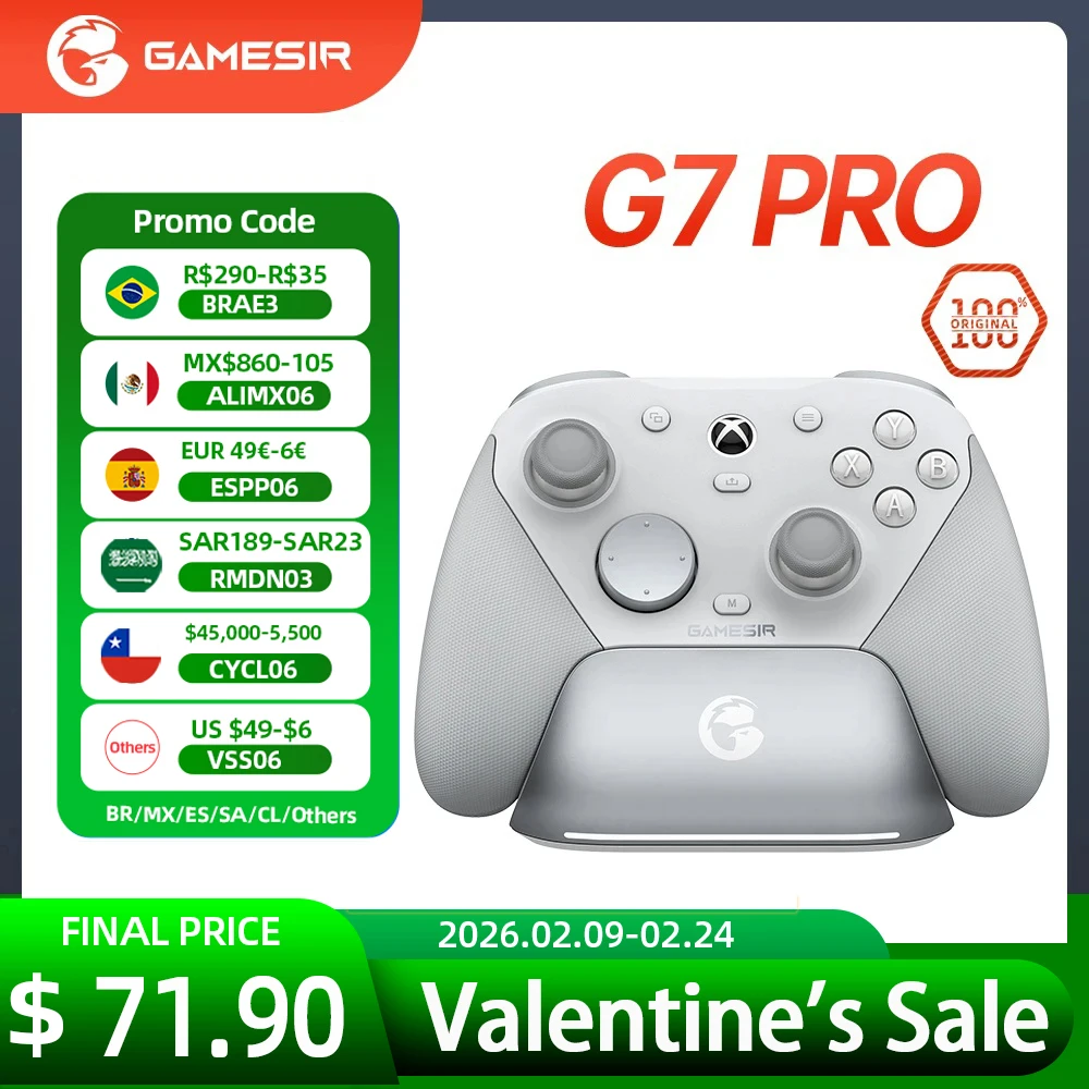 GameSir G7 Pro Xbox Gaming Controller Wired Gamepad for Xbox Series X|S, Xbox One X|S, Steam, PC, Android with Charging Dock 1 GameSir G7 Pro Xbox Gaming Controller Wired Gamepad for Xbox Series X|S, Xbox One X|S, Steam, PC, Android with Charging Dock 1