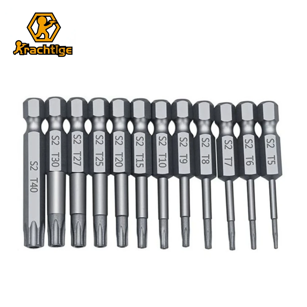 Krachtige 6Pcs 8Pcs 12Pcs Torx Screwdriver Bit Set Hex Security