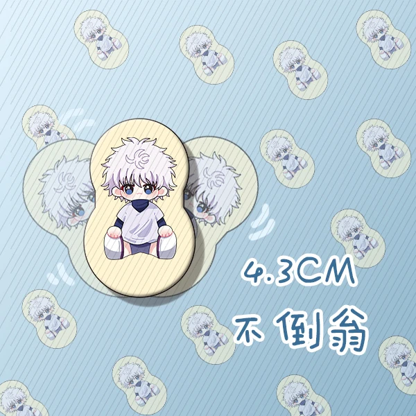 Anime HUNTER×HUNTER Killua Zoldyck Tumbler Roly Poly Toy Treat Collection Stand Figure Kids Birthday Baby Gifts Giveaway 1