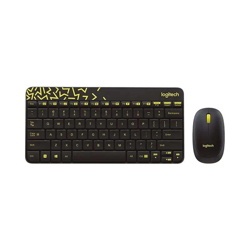 로지텍 MK240Nano 무선 오피스 키보드 마우스 세트 방수 설계 노트북 데스크탑 홈 오피스 PC 선물