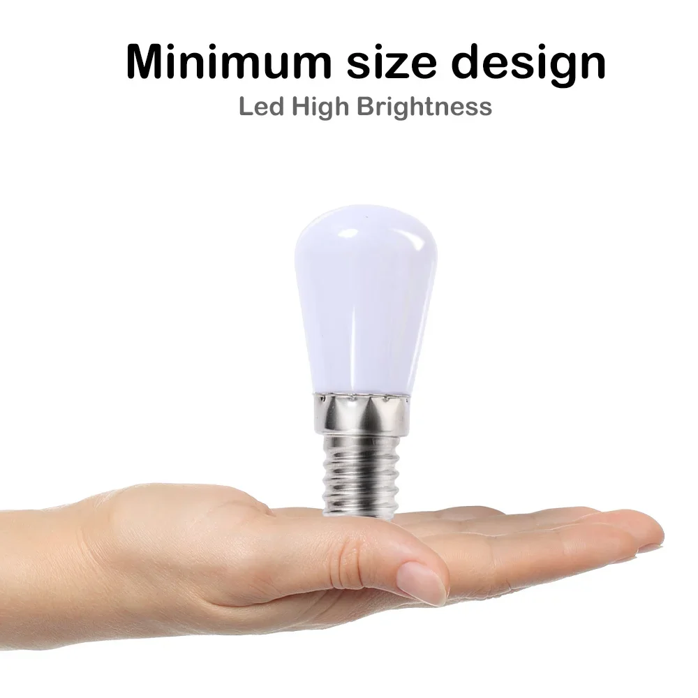 6/1 szt. Mini żarówki LED E14 E12 lampa LED na lodówkę wymiana żarówki żarówka wkręcana halogenowa do gabloty lodówki
