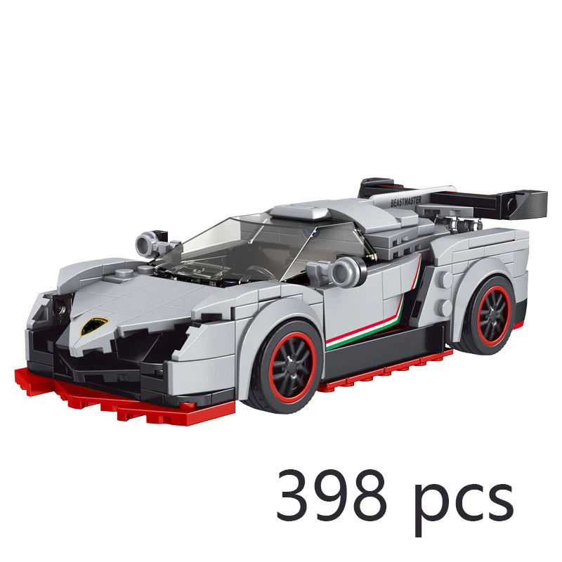 SUPER CAR SPEED KLNG 12個 Mould King City Speed Car Model Bricks Great Vehicle Racing