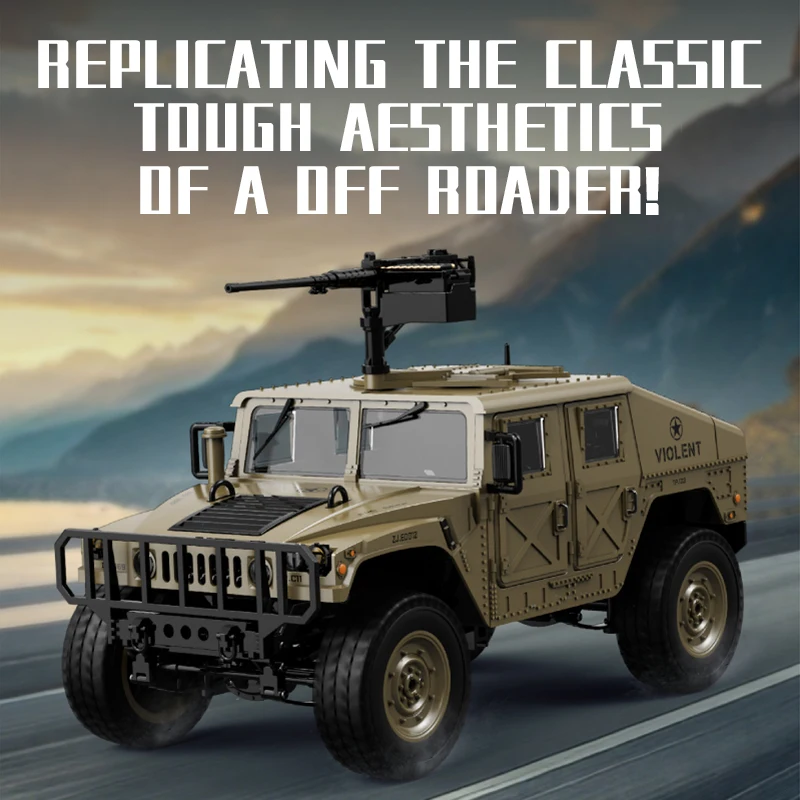 JJRC C8835 RC Car Simulation Crawler All-terrain RC Off-road Climbing Car Electric Remote Control Car Model with Light Toy Gift