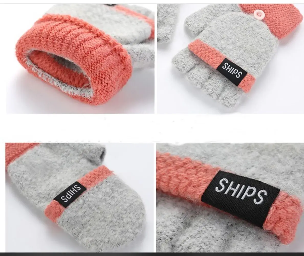 USB Electric Rechargeable Mitten Winter Heated Gloves Full&Half Finger Warmer 2