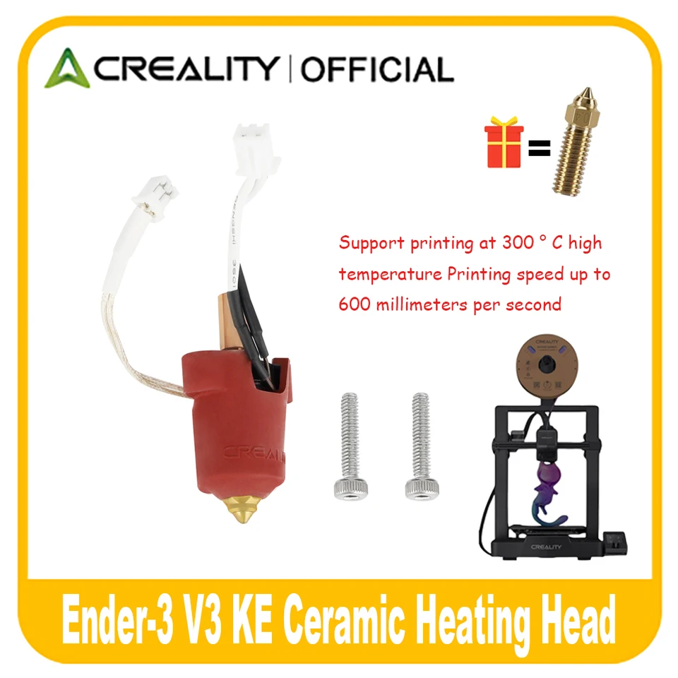 Creality Ender 3 V3 KE Kit De Bloque Kit De Bloque Calefactor De Cerámica 300 ° Accorios De Improra 3D Extrusora De Ristencia De Alta Temperatura C - AliExprs