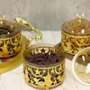 New Eid Mubarak Food Tray Islamic Ornament Storage Box Plastic Snack Storage Tray Ramadan Decoration Festival Party Supplies 3
