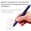 0.7mm 3 In 1 Erasable Gel Pen Set with Eraser Red Blue Black Magic Ink Washable Handle Office School Kawaii Writing Supplies 3