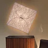 Ariette wall light Medieval Kite Wall Lamp for Bedroom Background Decorative Lamp Living room square silk Wall Lamp 6