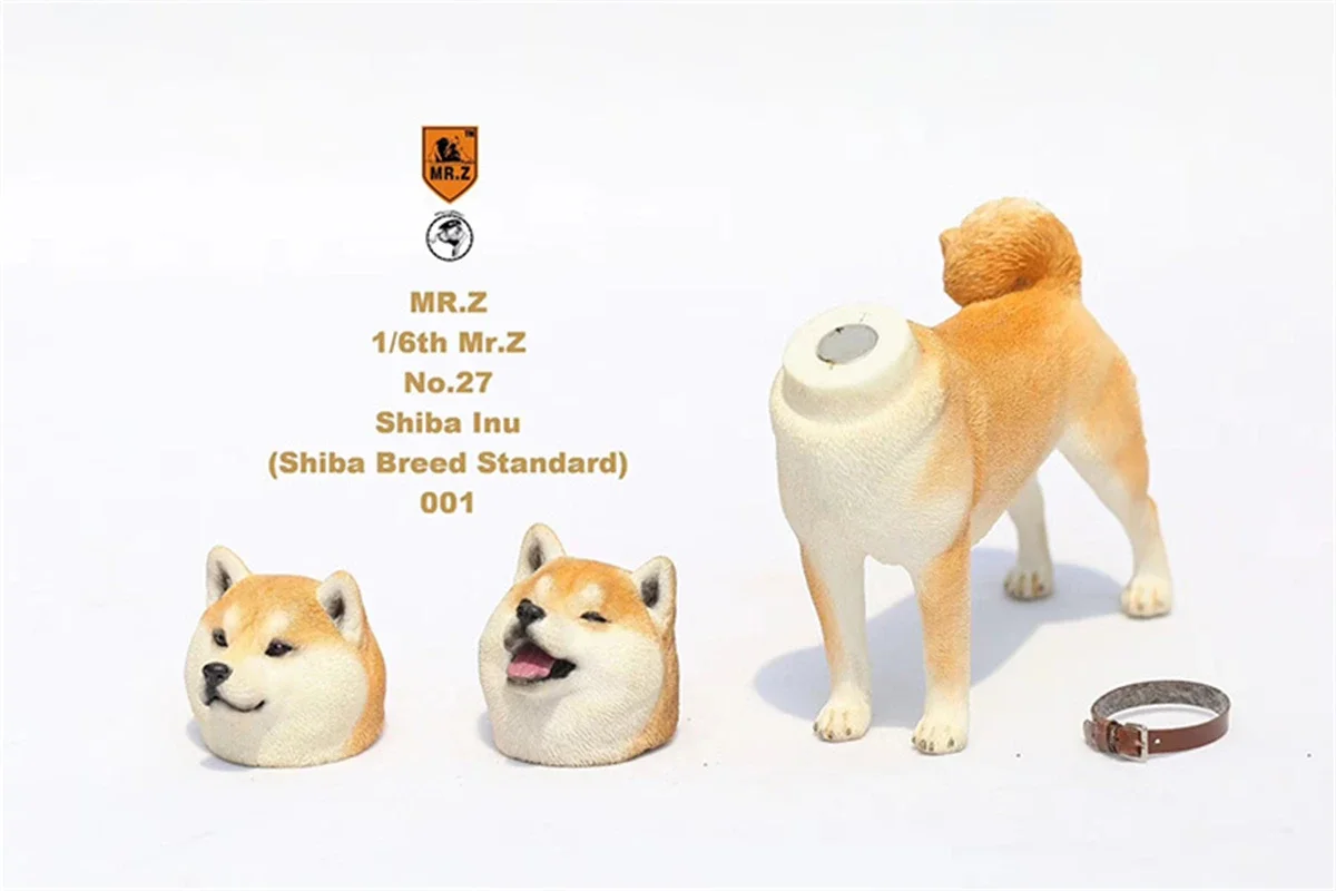 JXK Studio 1:6 Cute Shiba Inu Dog Pet Animal Model Figure