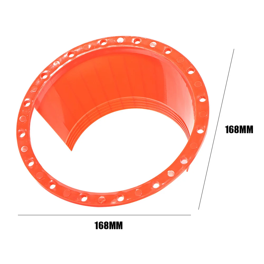 2Pcs 6.5Inch Car Audio Refit Speaker Waterproof Cover Red Audio Rust Protection Pad Universal Car Audio Speaker Ring