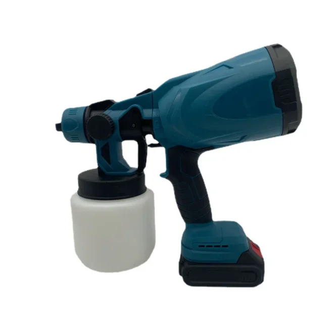 

Cordless Electric Spray Gun 700ML HVLP Home Paint Sprayer Flow Control Airbrush Easy Spraying Clean For Makita 18V Battery