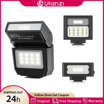 Ulanzi SL01 SL02 SL03 Mini Camera Flash Light SpeedLite GN8 6500K for Canon Sony Nikon Camera DSLR Vlog Live Outdoor Photography
