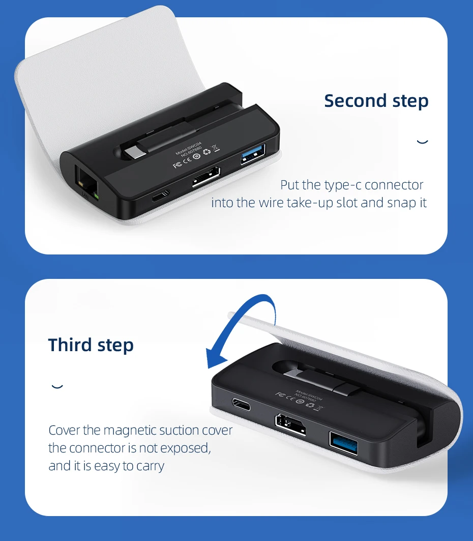 hagibis portátil doca para nintendo tv dock para ethernet hub pd docking station