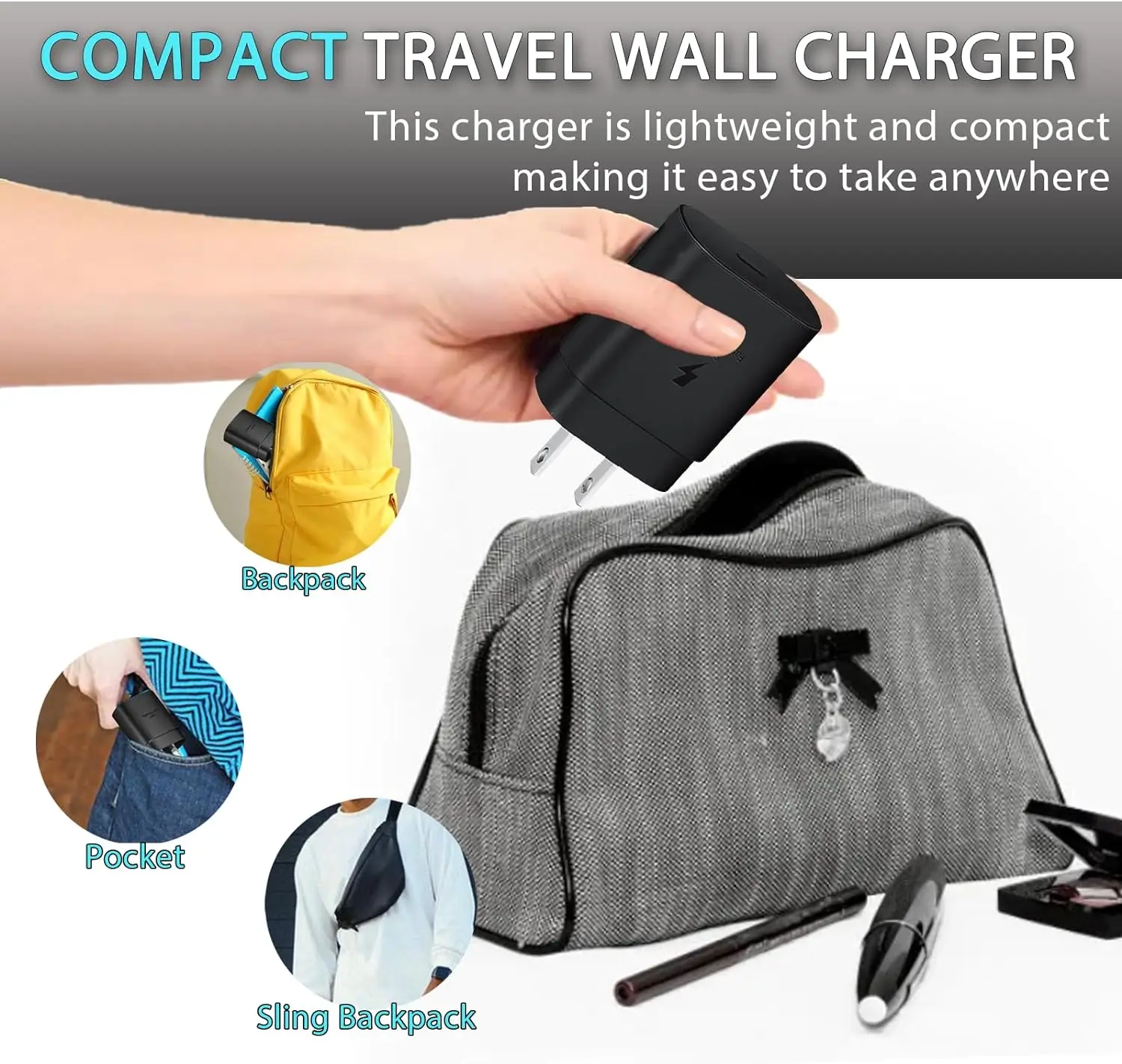 Samsung 25W Super Fast PD Wall Charger with 1M Type-C Cable