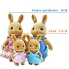 Familyes Forest Animal 1:12 Scale Dollhouse Miniatures Accessorie Rabbit Bear Reindeer Calico Critter Pretend Play For Girl Gift 6