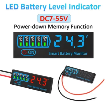 3S–14S DC 7–55V Battery Level Indicator & Capacity Tester 1