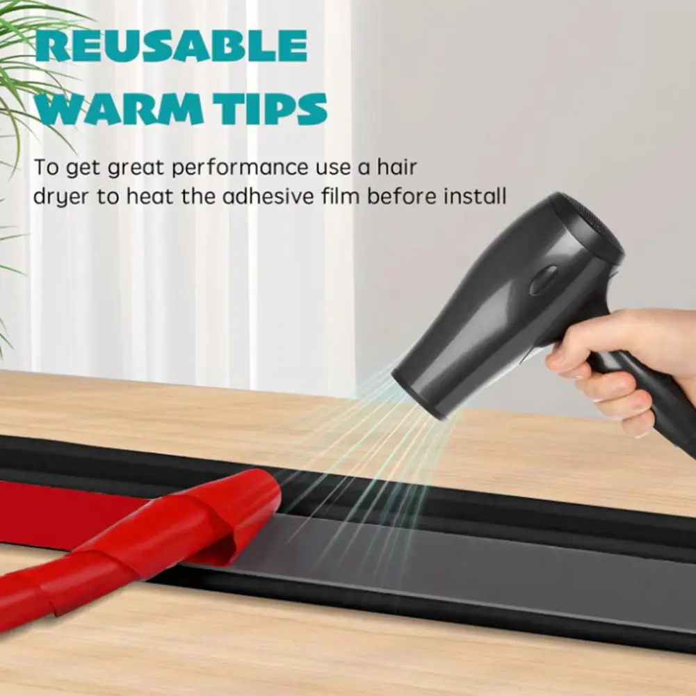 Garage Door Sealing Strip 300cm Garage Door Sealing Strip Door Frame Rubber TPE Strip Weatherproof Blocker Sealer Free Cutting Skirting Line Wall Trim