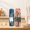 780ml 3D Printed Cute Cartoon Water Bottle Leakproof Plastic Straw Cup Portable Outdoor Large Capacity Sports Water Bottle 3