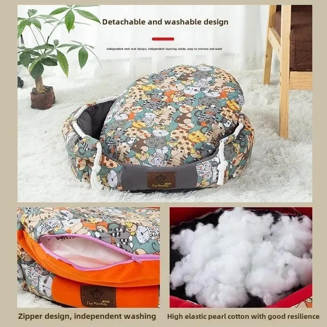 Dog Beds Bed for Dogs Accessories Large Supplies So Pets Mattress Pet House Convertible Sofa Bed mats Bedd Cushions Queen Dog's 3