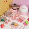 Kitchen Toys Girl Baby Can Cook Funny Mini Kitchen items Real Cooked Family Toy Set Birthday Gift Girl Toys Kitchen accessories 3