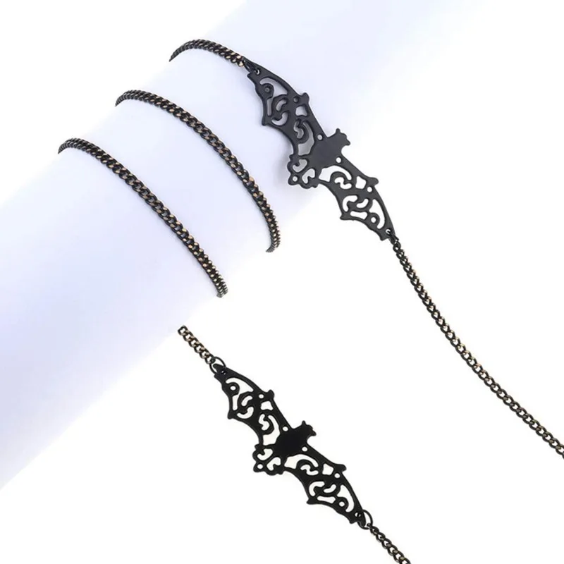 Elegant Bat Beads Eyewear Chain Necklace Strap