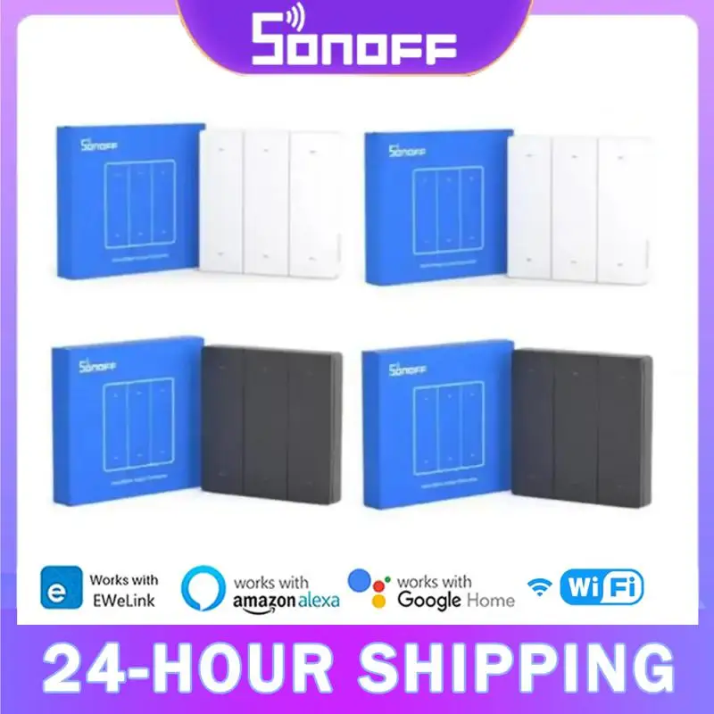 

SONOFF WIFI R5 SwitchMan Scene Controller 6-key Smart Switch Battery Powered EWeLink Control Work With Alexa Google Home
