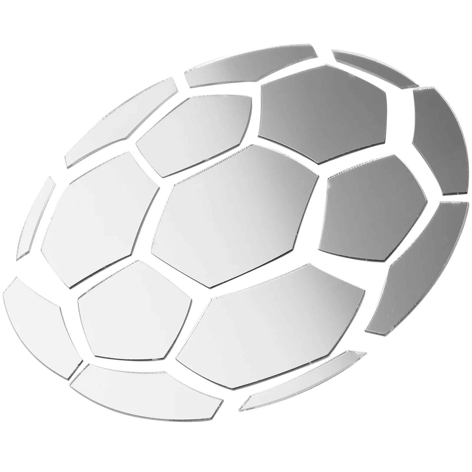 

Soccer Mirror Wall Sticker Acrylic Wall Decal Self Adhesive Wall Decor Sticker for Bedroom