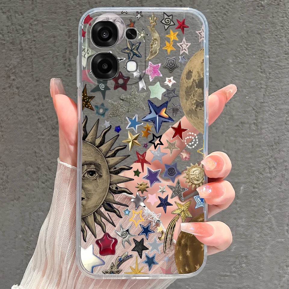 Pretty Butterfly Goldfish Drop-Resistant Lightweight Clear Bumper Case