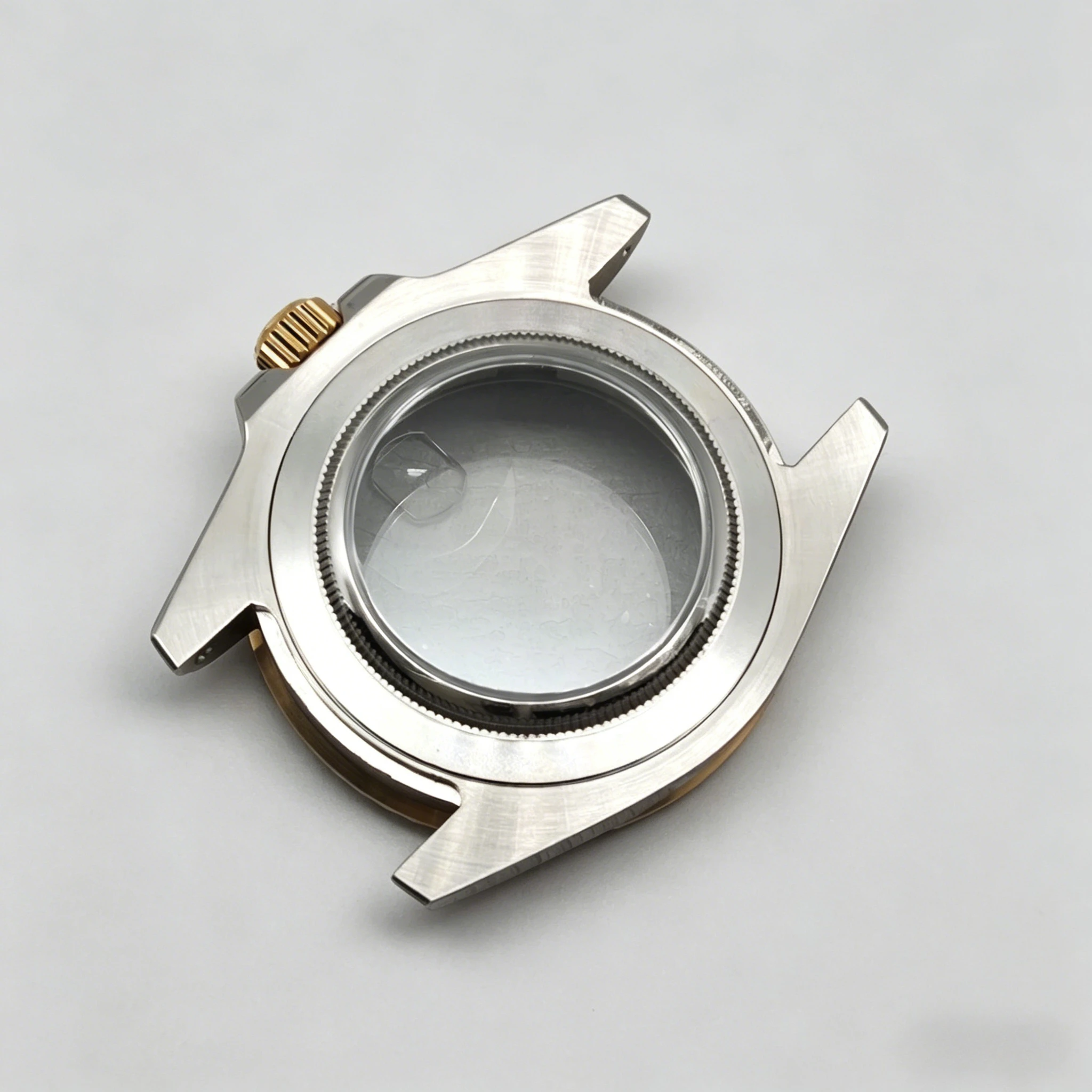 40mm NH35 SUB 케이스 다이얼 핸즈 세트 HILEGU HL00300821 28.5mm 시계판 사파이어 크리스탈 액세서리 스틸 삼각대