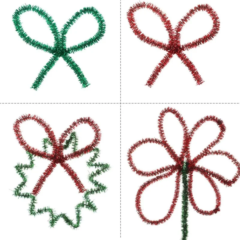 Pfeifenreiniger Bastelset Mit Glitzer-Pompons – 1 Produktbild-Vorschau 2