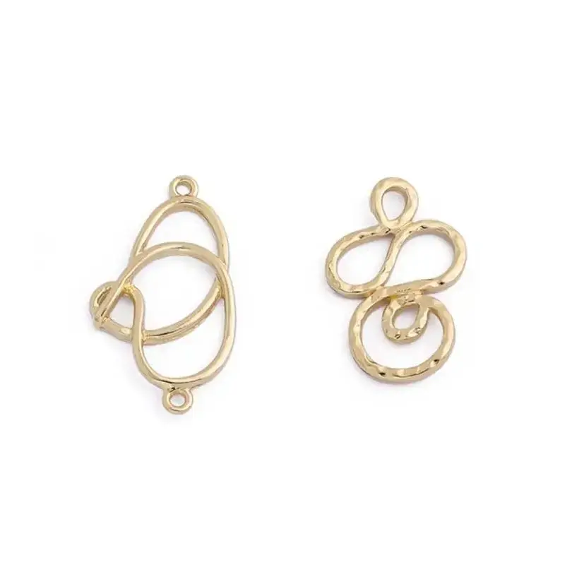 

5Pcs Zinc Alloy Irregular Frame Connector Snake Surrounding Shape Charms Links for DIY Bracelet Necklace Jewelry Making Supplies