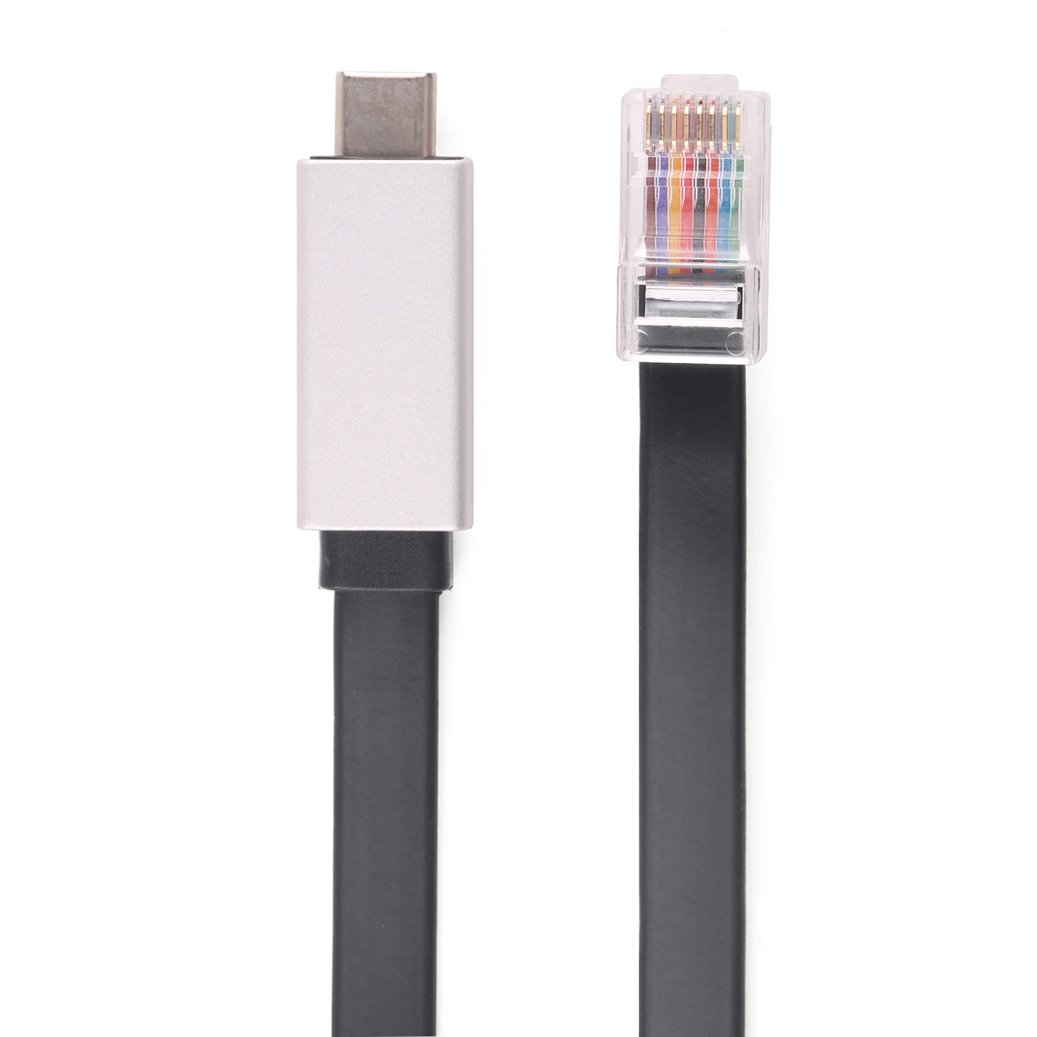 Cavo Console USB To RJ45 Con Chip FTDI - 1,8 Metri - Per Router Cisco, Switch, Firewall - Compatibile Windows, Mac, Linux - Blu - 3